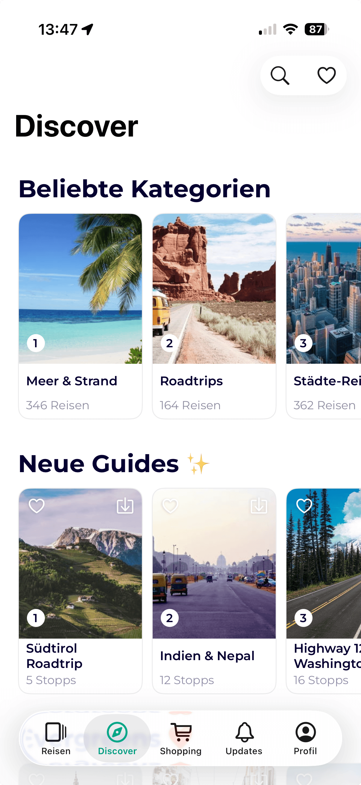 Dein nächstes Lieblingsziel